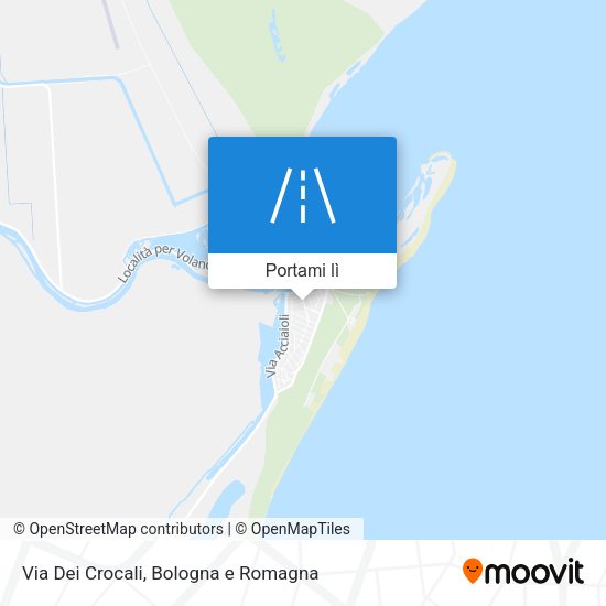 Mappa Via Dei Crocali