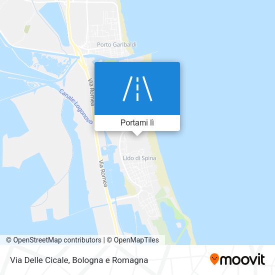 Mappa Via Delle Cicale