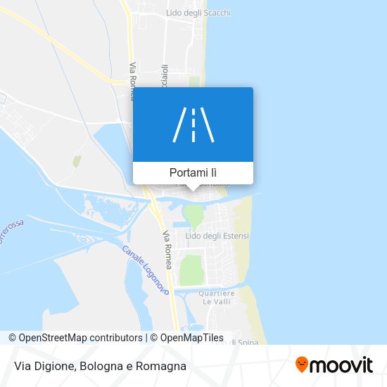 Mappa Via Digione