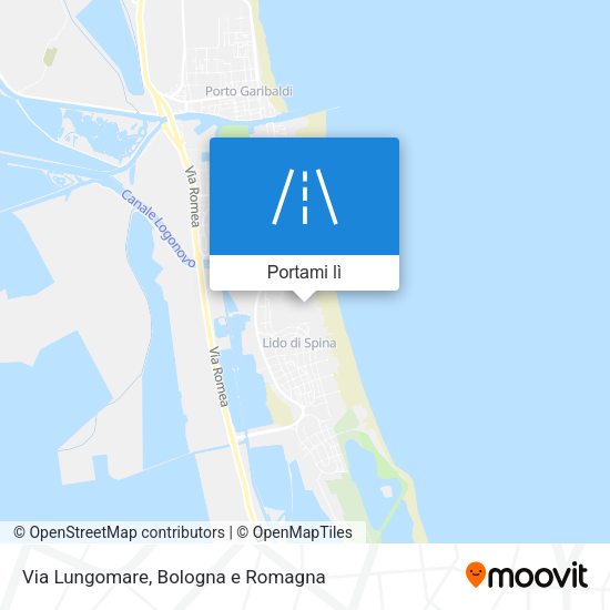 Mappa Via Lungomare