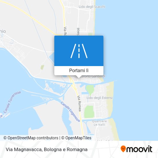 Mappa Via Magnavacca