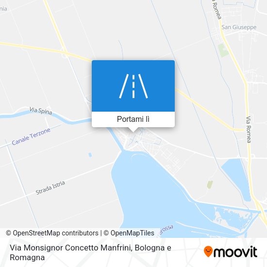 Mappa Via Monsignor Concetto Manfrini