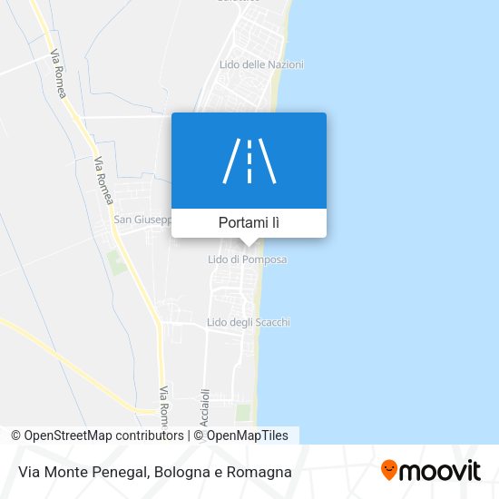 Mappa Via Monte Penegal
