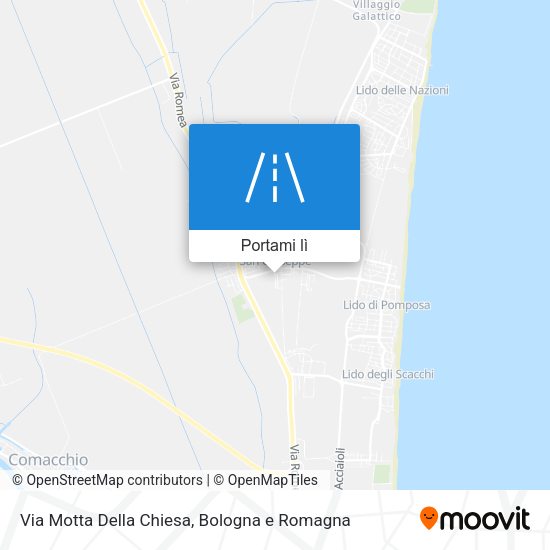 Mappa Via Motta Della Chiesa
