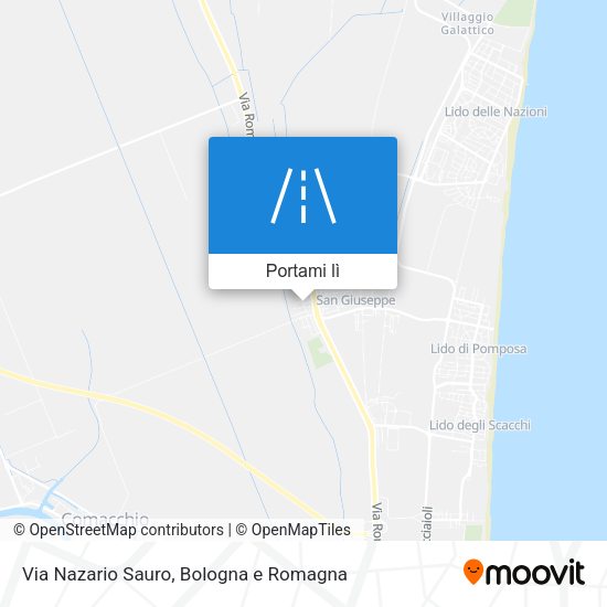 Mappa Via Nazario Sauro