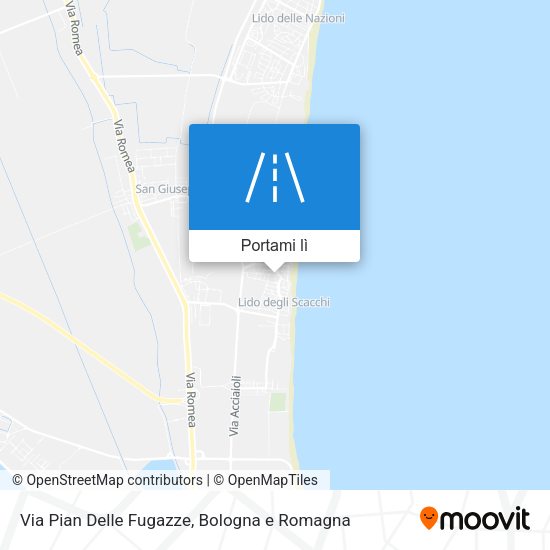 Mappa Via Pian Delle Fugazze