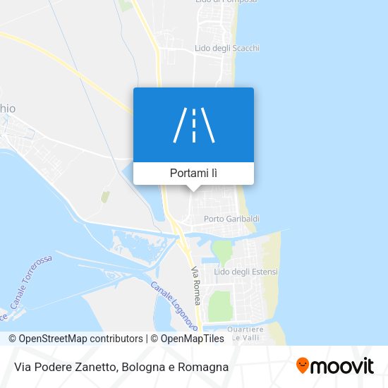 Mappa Via Podere Zanetto