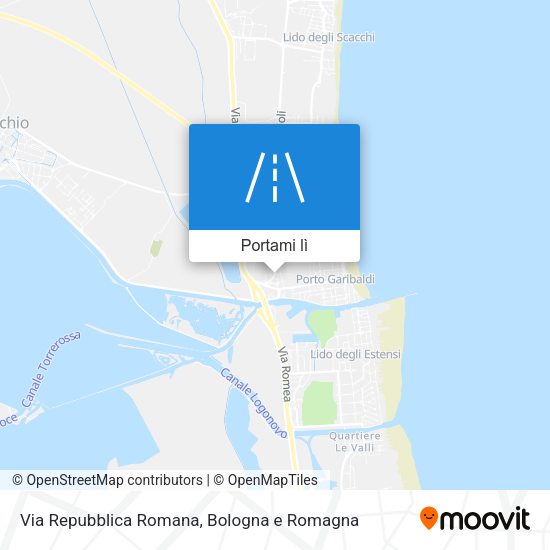 Mappa Via Repubblica Romana