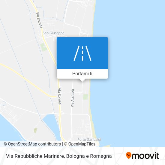 Mappa Via Repubbliche Marinare