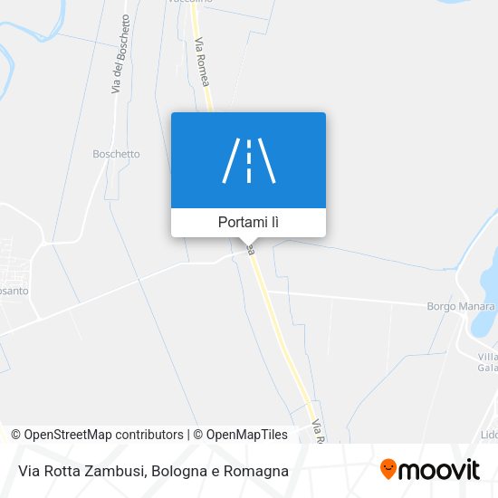 Mappa Via Rotta Zambusi