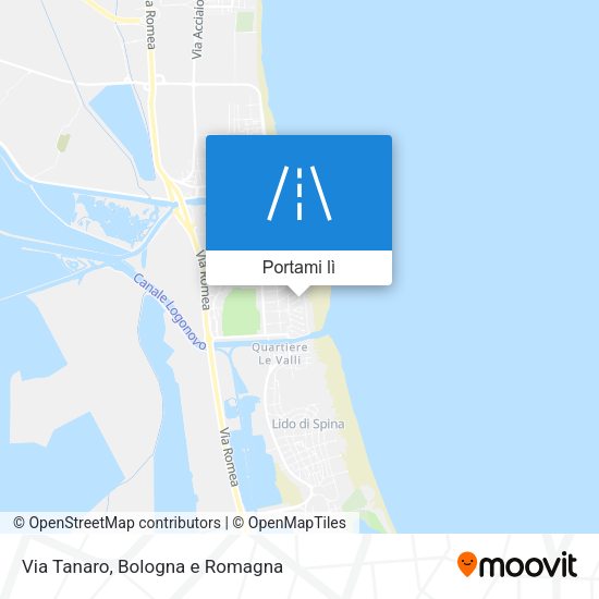 Mappa Via Tanaro