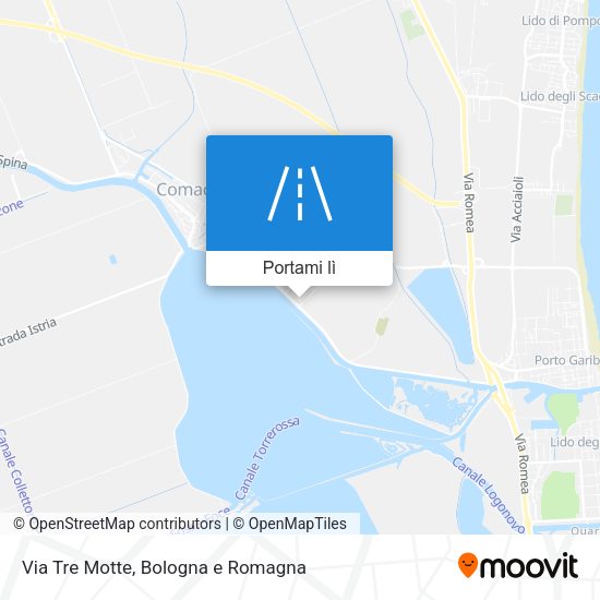 Mappa Via Tre Motte