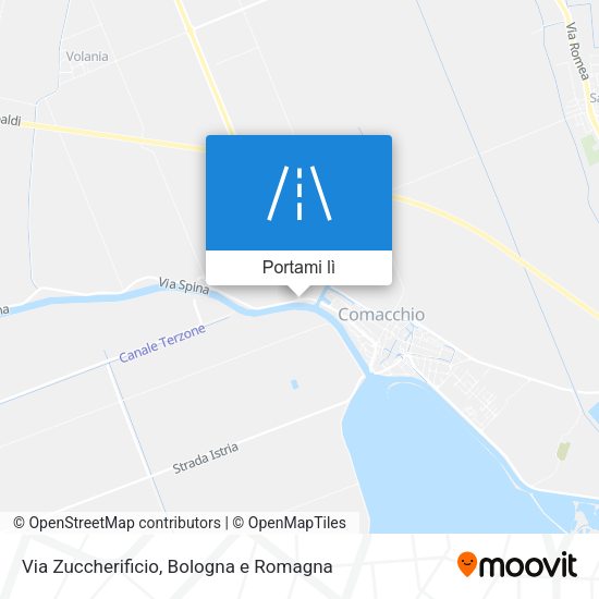 Mappa Via Zuccherificio