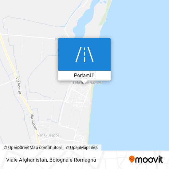 Mappa Viale Afghanistan