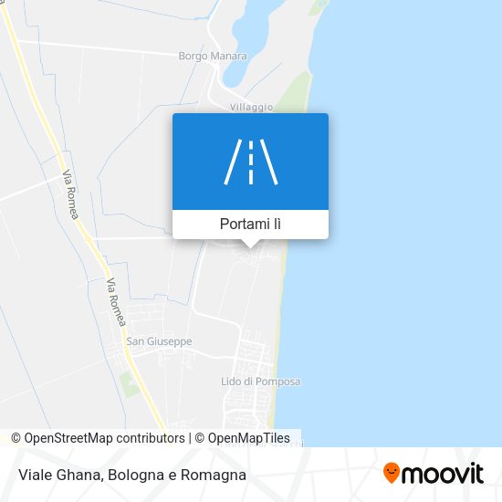 Mappa Viale Ghana
