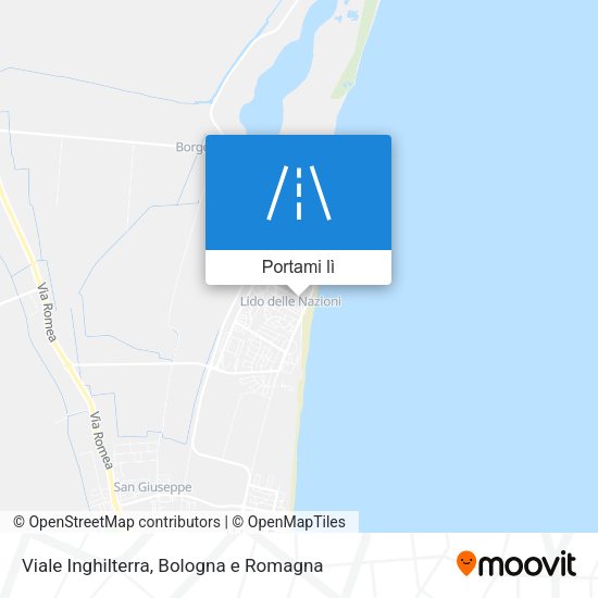Mappa Viale Inghilterra
