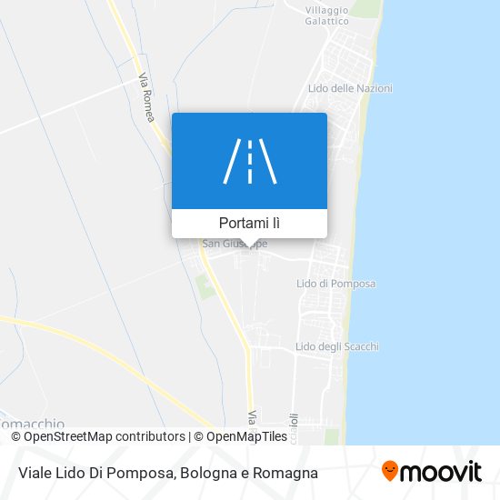 Mappa Viale Lido Di Pomposa