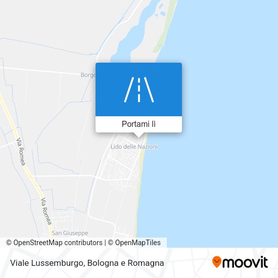 Mappa Viale Lussemburgo