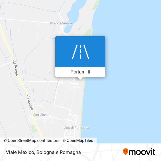 Mappa Viale Mexico