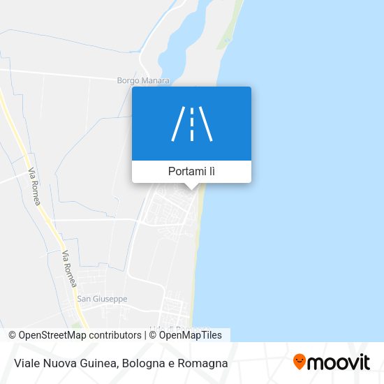 Mappa Viale Nuova Guinea