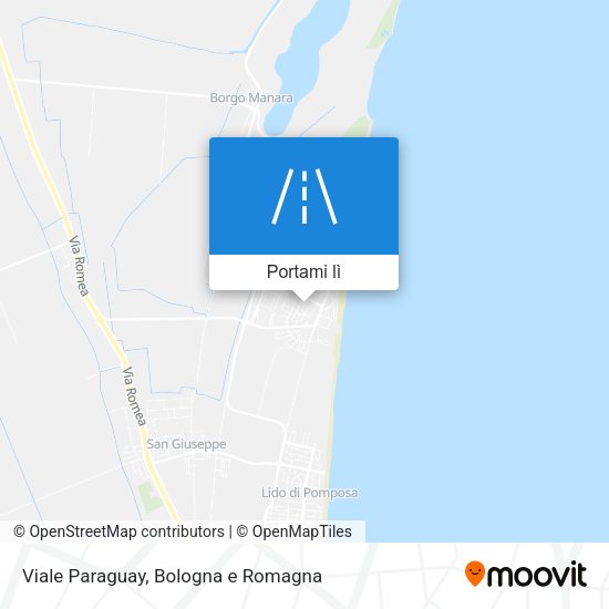 Mappa Viale Paraguay