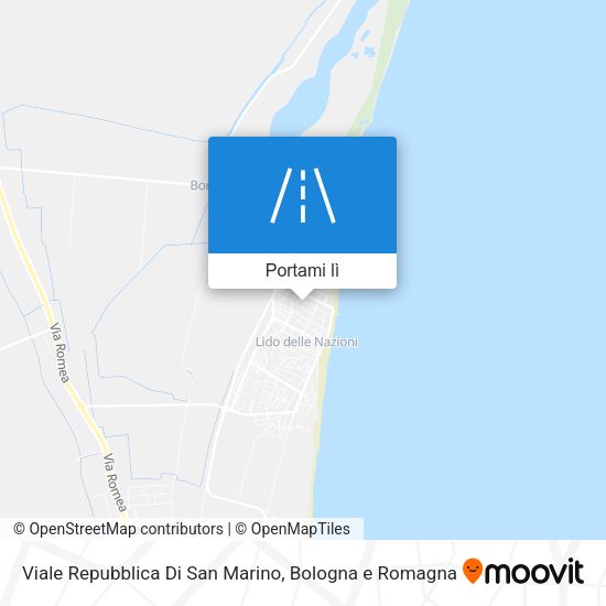 Mappa Viale Repubblica Di San Marino