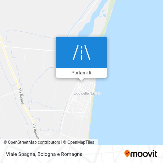 Mappa Viale Spagna