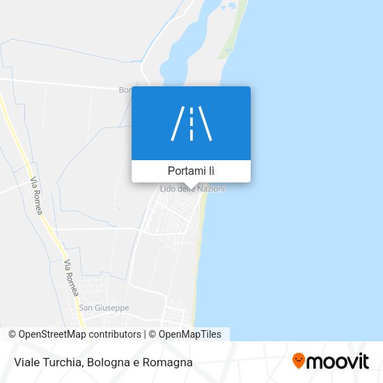 Mappa Viale Turchia