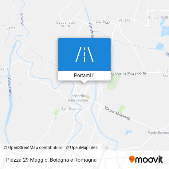 Mappa Piazza 29 Maggio