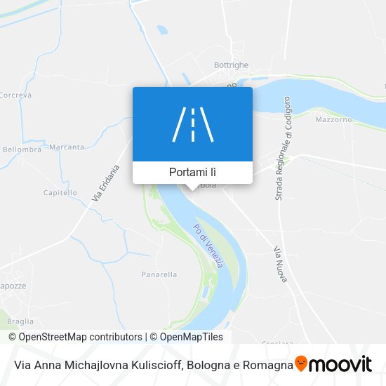 Mappa Via Anna Michajlovna Kuliscioff