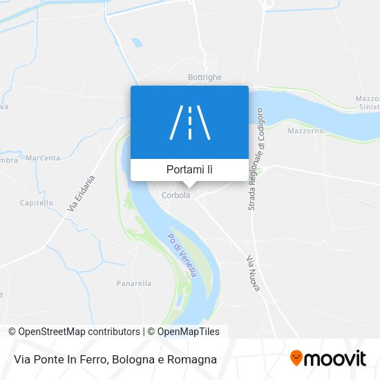 Mappa Via Ponte In Ferro