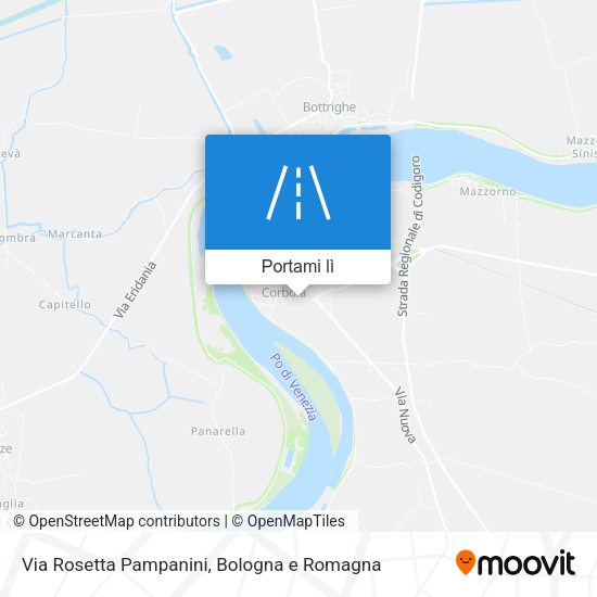 Mappa Via Rosetta Pampanini