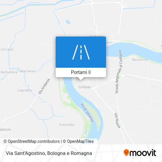 Mappa Via Sant'Agostino