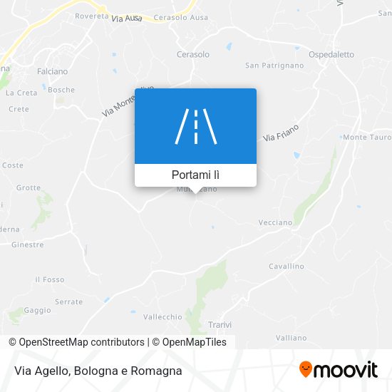 Mappa Via Agello