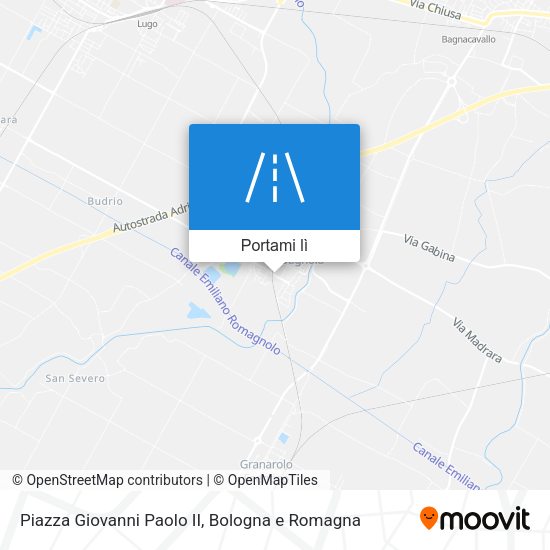Mappa Piazza Giovanni Paolo II