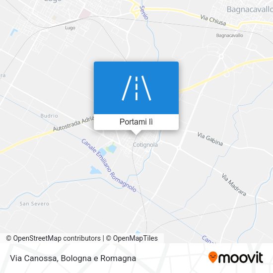 Mappa Via Canossa