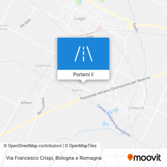 Mappa Via Francesco Crispi