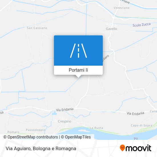 Mappa Via Aguiaro