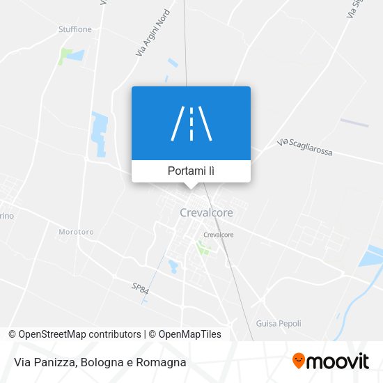 Mappa Via Panizza