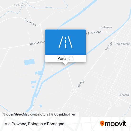 Mappa Via Provane