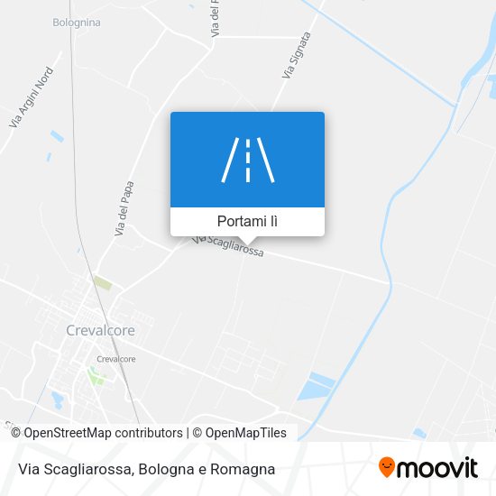 Mappa Via Scagliarossa