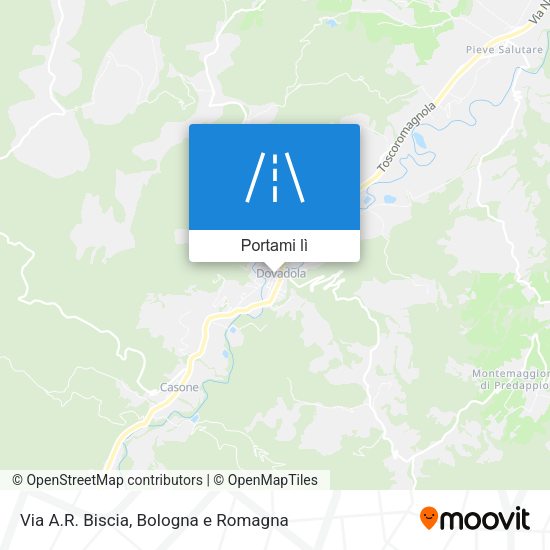 Mappa Via A.R. Biscia