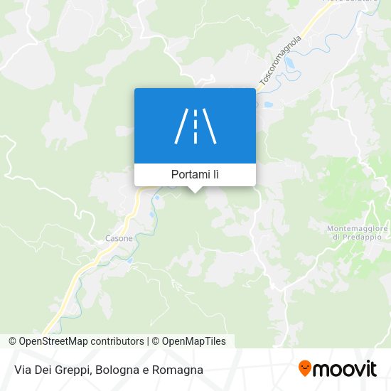 Mappa Via Dei Greppi