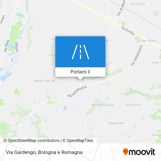 Mappa Via Gardengo