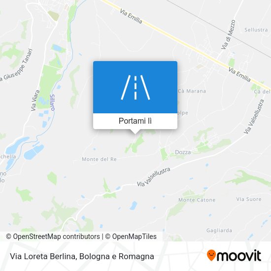 Mappa Via Loreta Berlina