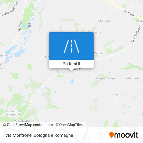 Mappa Via Montrone