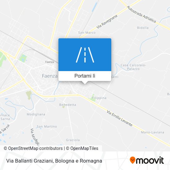 Mappa Via Ballanti Graziani