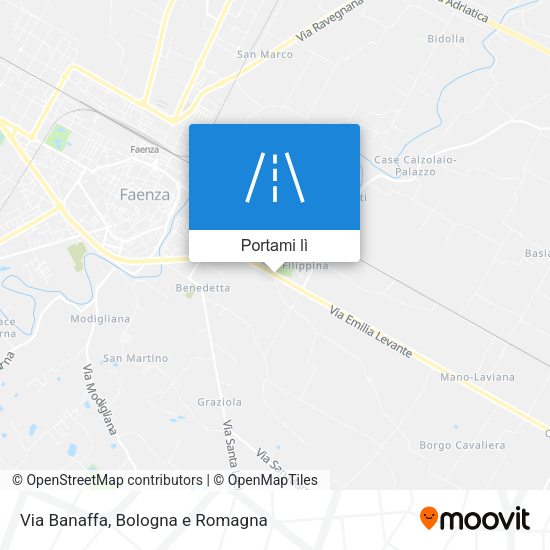 Mappa Via Banaffa