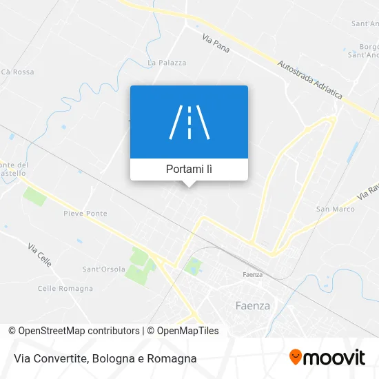 Mappa Via Convertite