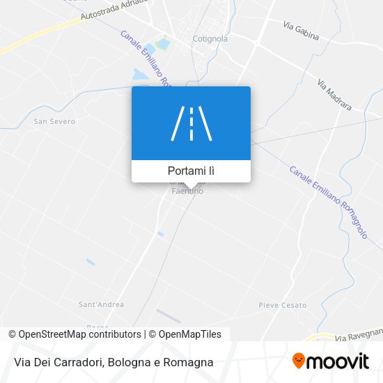 Mappa Via Dei Carradori